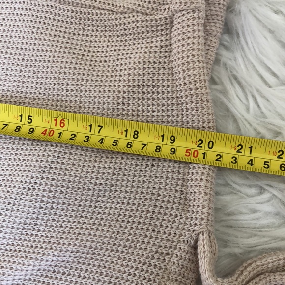 The line of style beige tie waist sweater, small - Picture 9 of 9